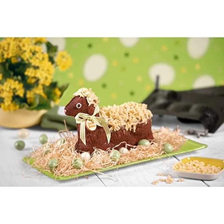 Kaiser Backformen Osterbackform Lamm, antihaftbeschichtet, backofenfest, hitzebeständig bis 230°C – Bild 4