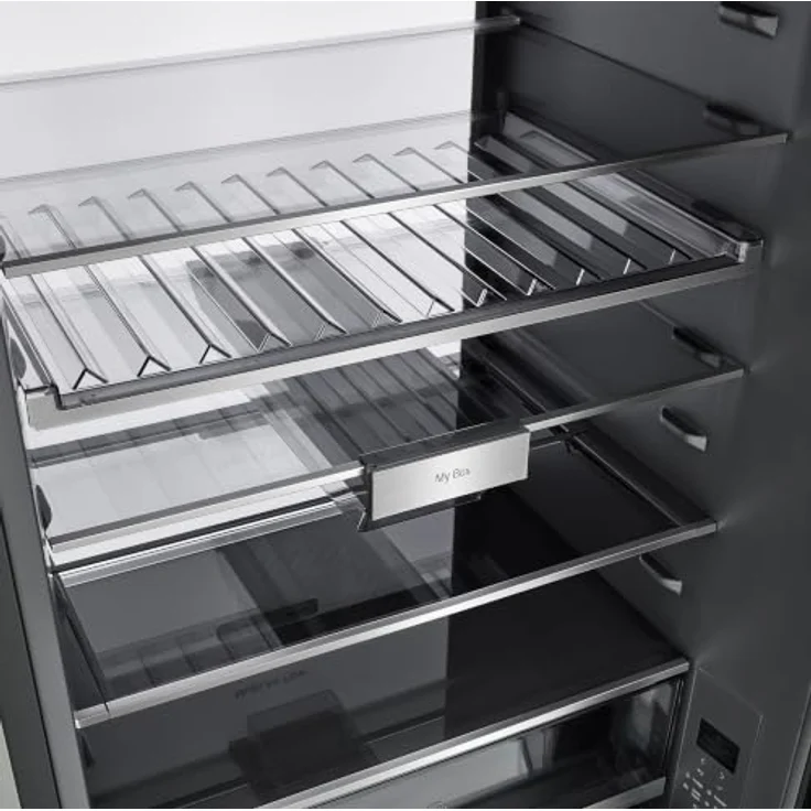 LG GBGW92GCEV, Kühl-Gefrierkombination mit 465 l, NoFrost, Fresh Zone Fach, Schwarz – Bild 23
