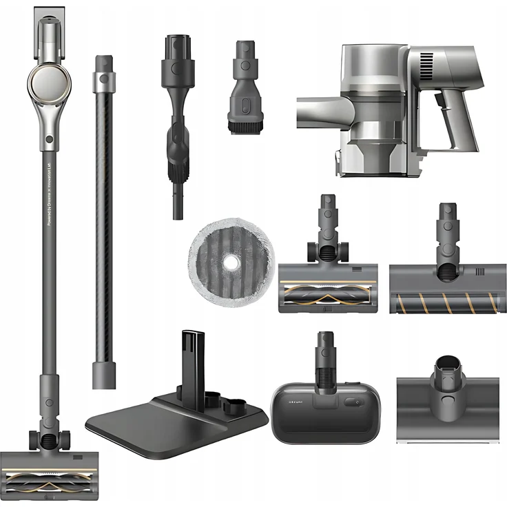 Dreame R20 Aqua, Akku Handstaubsauger mit Waschfunktion für Hartböden und Teppiche, grau