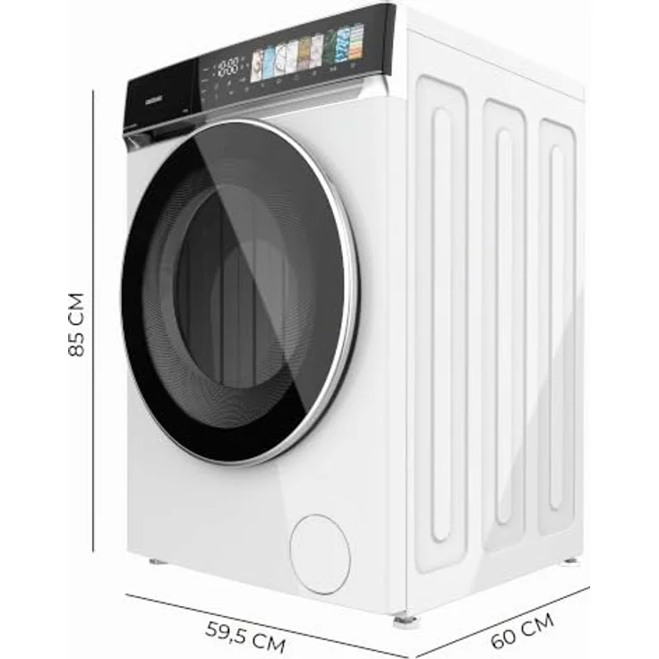 Cecotec Bolero DressCode 9970, 9 kg Direct Drive Waschmaschine mit 11 Waschprogrammen und FullColor-Display – Bild 2
