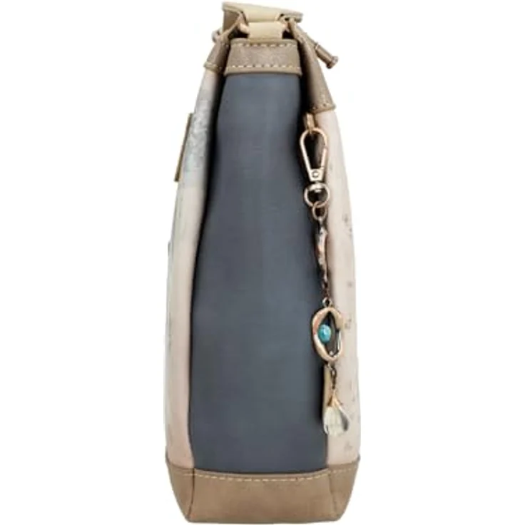Anekke Umhängetasche Crossbody Bag, Multicolor (taupe/beige/blau), mit top Organisation in Inneren – Bild 3