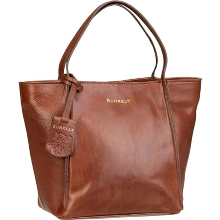 Burkely Umhängetasche, Klassische Schultertasche mit verstellbarem Schulterriemen, Braun – Bild 2