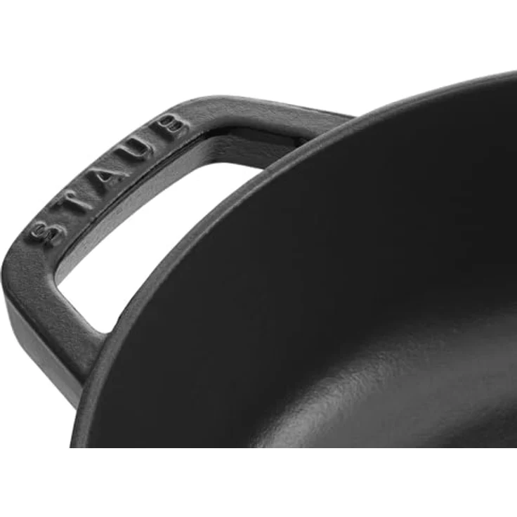 Staub Bräter mit Chistera, Induktionsgeeignet, Gusseisen, Schwarz, 28 cm, 1 Einheiten – Bild 7