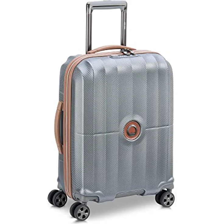 Delsey Paris ST TROPEZ 4 DOPPELROLLEN KABINENTROLLEY SLIM LINE 55 CM, DELSEY PARIS, Koffer mit viel Stauraum und praktischen Fächern, schwarz – Bild 2