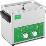 Ulsonix Ultraschallreiniger Ultraschallreinigungsgerät Edelstahl Timer 80 W Eco 3 L, Ultraschallreiniger, Silber