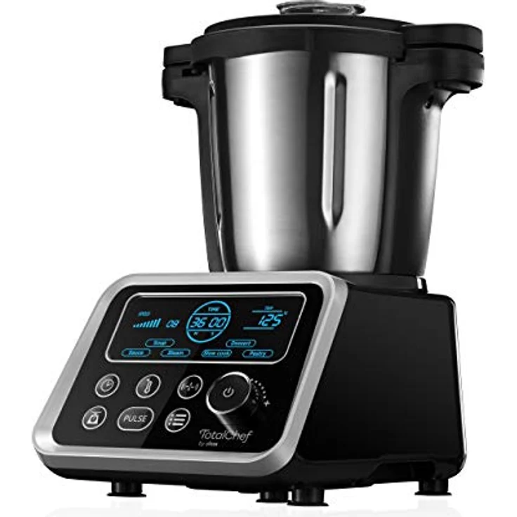 Ufesa Totalchef RK5 Küchenmaschine mit Kochen, verschiedene Programme zum Kochen, 1700 W Leistung, LCD-Display, Karaffe mit 3,5 l Fassungsvermögen, Rezeptbuch und Handbuch in Italienisch, BPA-frei – Bild 1