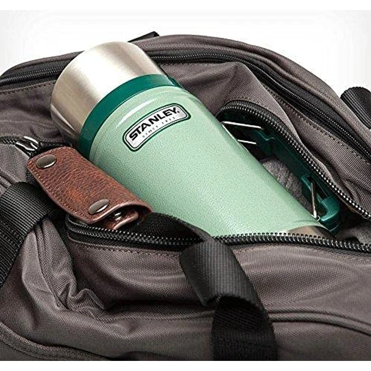 Stanley Legendary Classic Vakuum-Speisebehälter 0.7 L, Hammertone Green, 18-8 Edelstahl, mit Becher, Auslaufsicher, Food Container Thermobehälter Lunchbox – Bild 8
