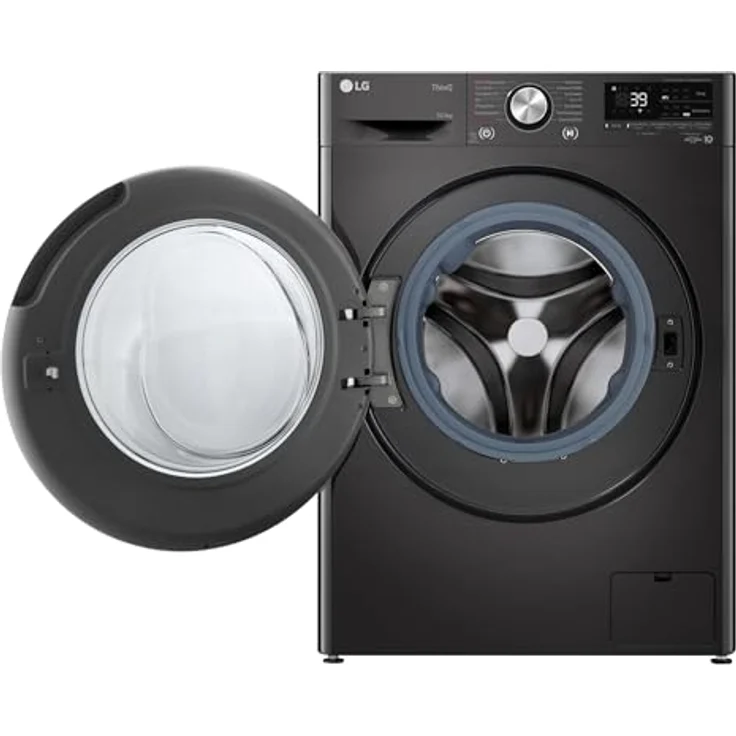 LG F6WV710P2S, Frontlader-Waschmaschine, A, Fassungsvermögen 10,5 kg, Standgerät, Breite 60 cm, elektrische Fehlerdiagnose, Multifunktionsanzeige – Bild 4
