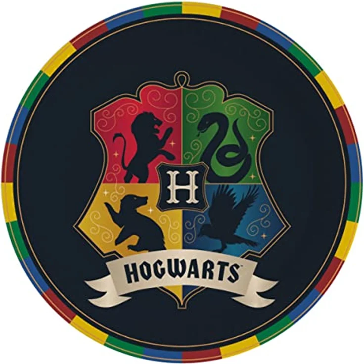 amscan Harry Potter Hogwarts 8 Teller – Bild 1