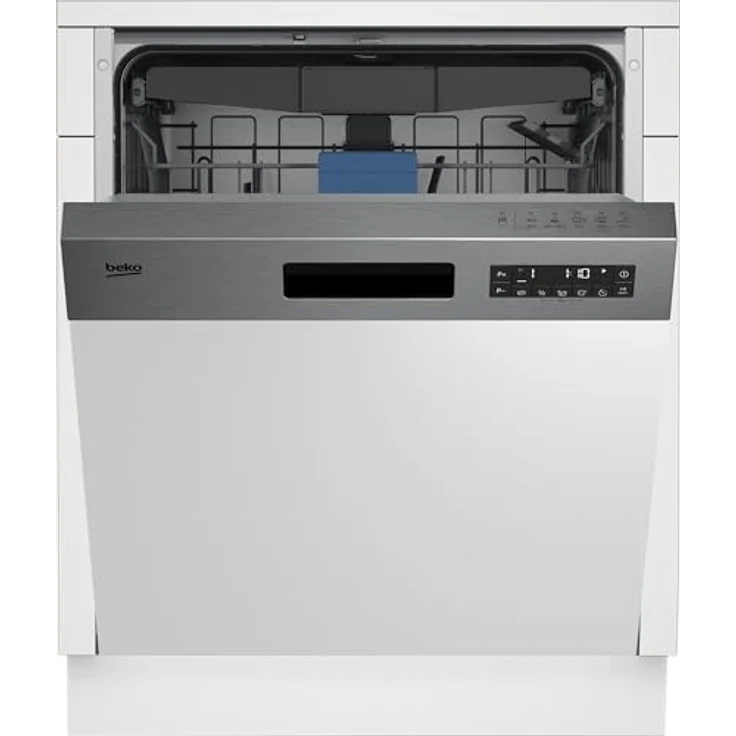 BEKO BDSN25530X Einbau-Geschirrspüler, teilintegrierbar, Edelstahlblende, 15 Maßgedecke, 5 Programme, 44 dB – Bild 2