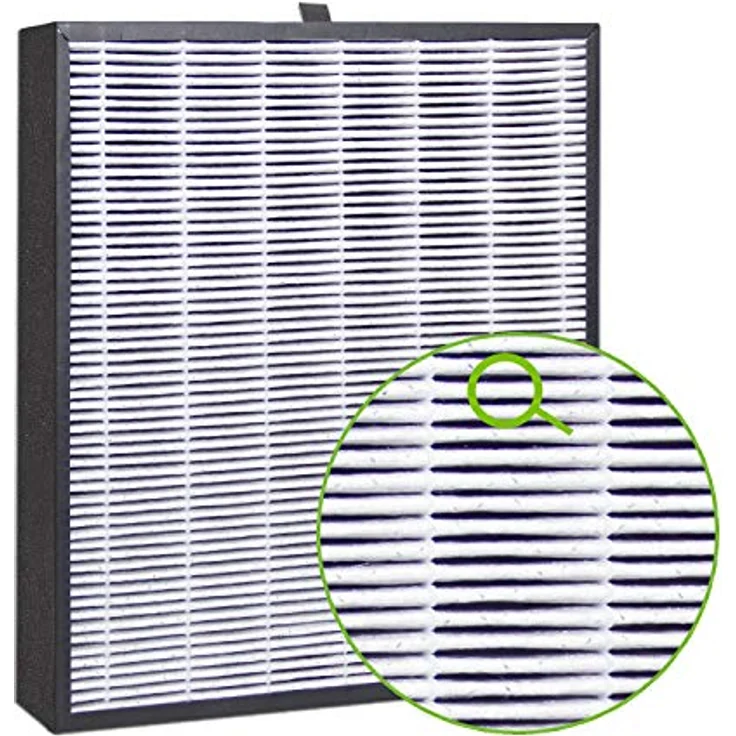 alfda alfdaAntiSMOKE Filter für ALR300 Comfort Luftreiniger/HEPA-Active-Carbon-Spezial-Geruchs-Filter, schwarzer textiler Vorfilter, filtert Schadstoffe aus Tabakrauch, Rauchpartikeln und -gerüche, Hausstaubmilbenkot und mehr, 99,5% Wirkungsgrad bis 0,1 micron Größe – Bild 4