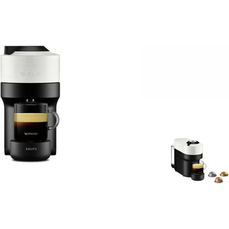 Krups Kapselmaschine Krups Kapsel-Kaffeemaschine YY4889FD Vertuo Pop 560 ml Weiß 1260 W: Tests, Infos & Preisvergleich