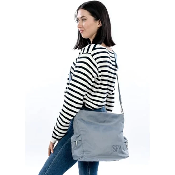 SURI FREY Suri Sports Marry Crossover Bag, Umhängetasche in Crystal Blue mit verstellbarem Schulterriemen und geräumigem Hauptfach – Bild 3