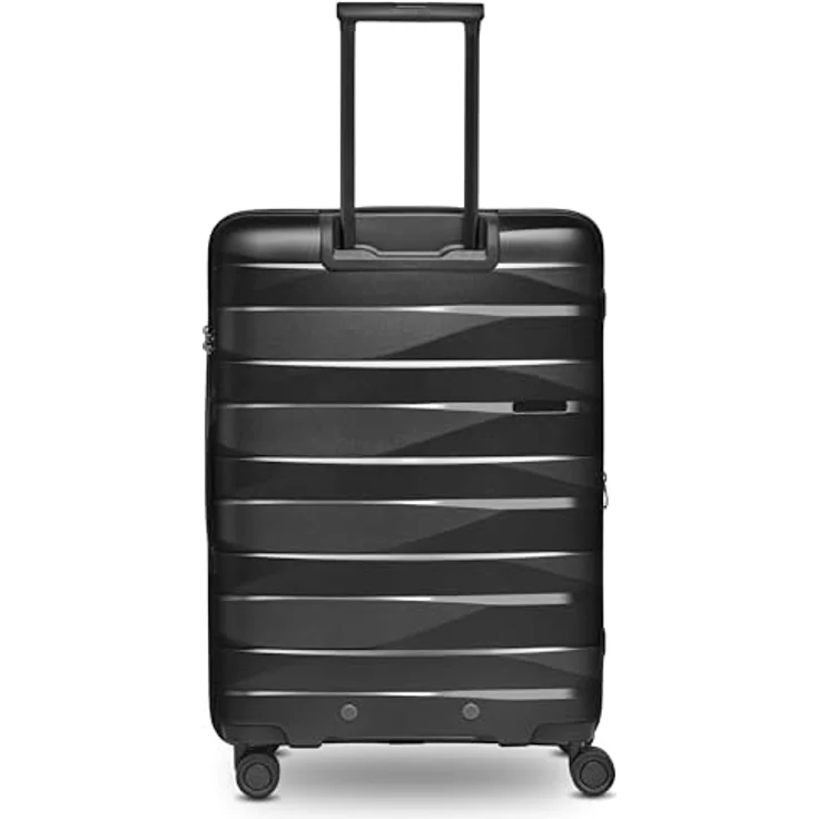 Bergpfeil Koffer-Set 3-teilig | Hochwertiges Polypropylen-Material | Dehnfalte erweiterbar | Doppelrollen & TSA-Schloss (Travel) – Bild 3