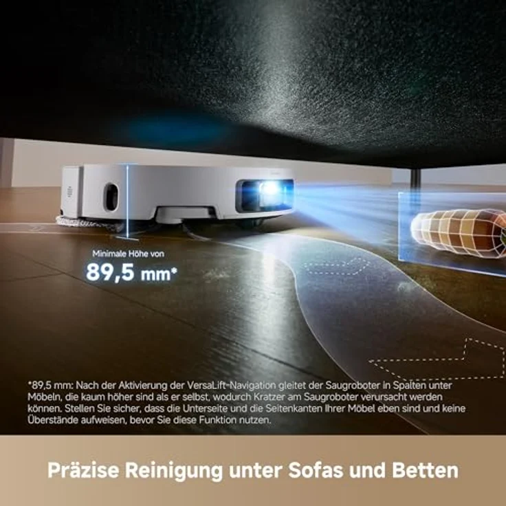 Dreame Wischroboter L50 Pro Ultra, 600 W, 19500Pa Saugkraft, Vollautomatische Basisstation, Reinigung bei 75° C – Bild 2