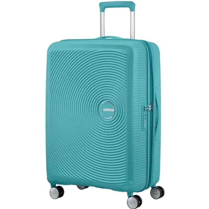 American Tourister Soundbox - Spinner M Erweiterbar Koffer, 67 cm, 81 L, Türkis (Turquoise Tonic) - Red Dot Design Award Gewinner 2017 – Bild 1
