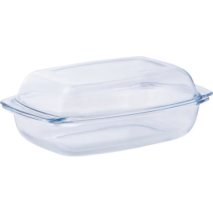 van Well Auflaufform, Glas, feuerfestes Glas, 4,1 Liter