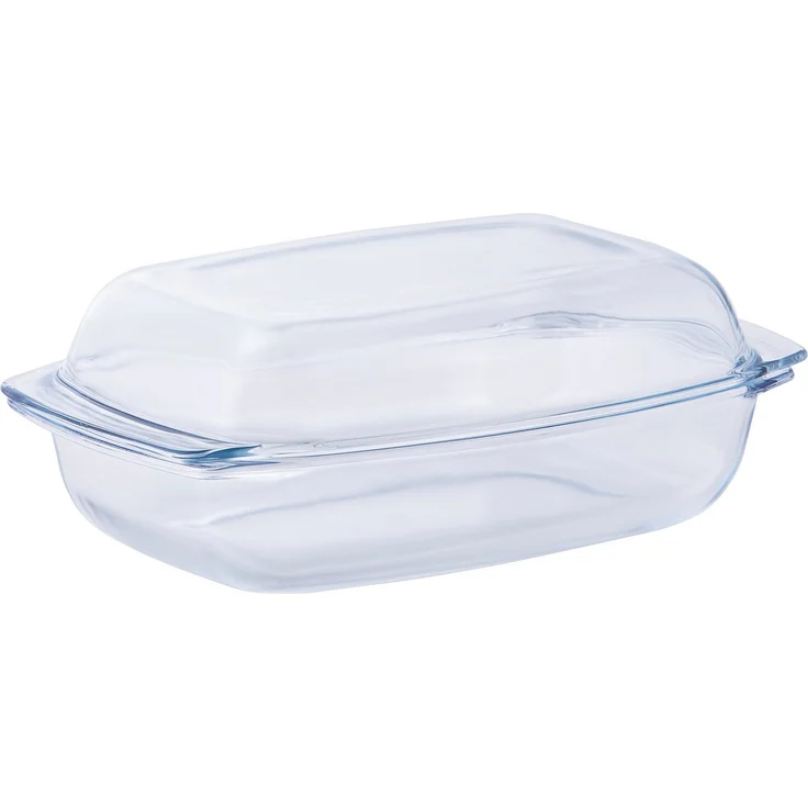 van Well Auflaufform, Glas, feuerfestes Glas, 4,1 Liter
