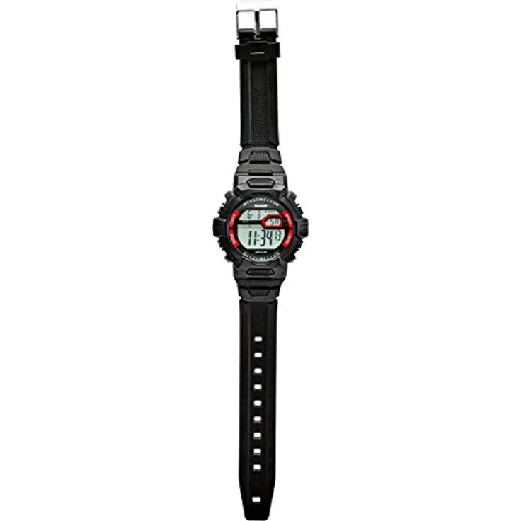 SCOUT Unisex Kinder Digital Uhr mit Plastik Armband 280308000, Stoppuhr, Licht, Kalender, Alarm, Reset