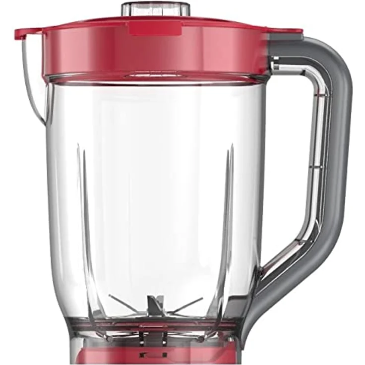 ADLER Mesko Behälter für Mixer MS4079, 1,5L, robuster Kunststoff, hitzebeständig und pflegeleicht, rot – Bild 2