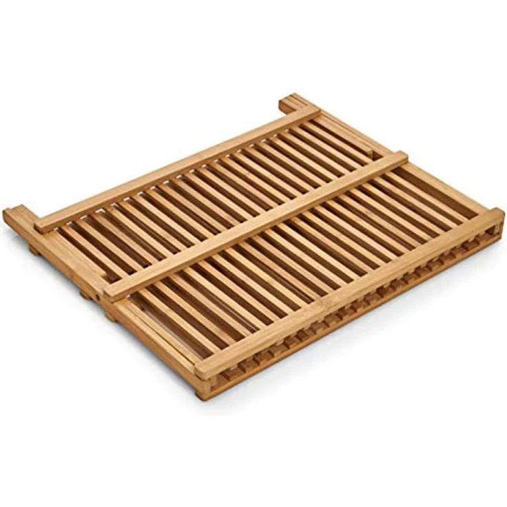 Zeller 25341 Tellerabtropfständer 42 x 34 x 25 cm, Bamboo – Bild 4