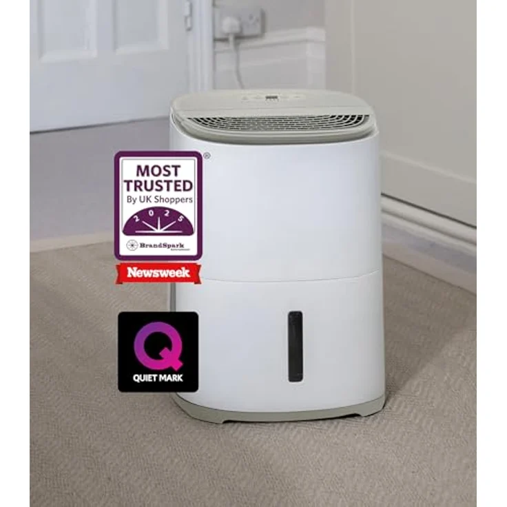 Meaco MeacoDry Arete One 6L, Luftentfeuchter & Luftreiniger mit H13 HEPA-Filter, sehr leise mit 32 dB, kompakt für Schlafzimmer & kleine Räume, 1,8L Tank – Bild 2