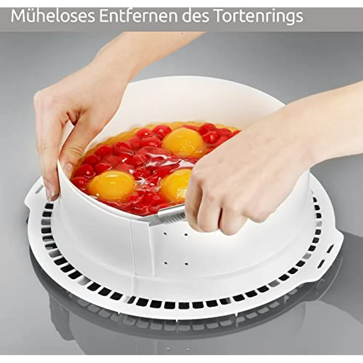 Wüllner und Kaiser Tortenring, Polypropylen, Weiß, 1-Pack – Bild 9
