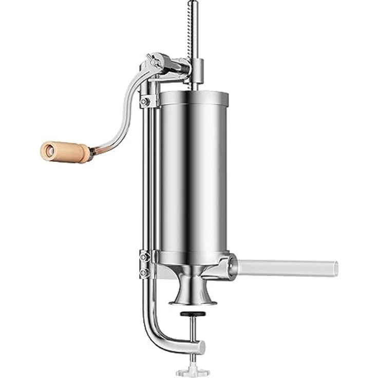 DREAMADE Wurstfüller, Manuell (5 KG) mit 4 Füllrohren aus hochwertigem Edelstahl – Bild 1