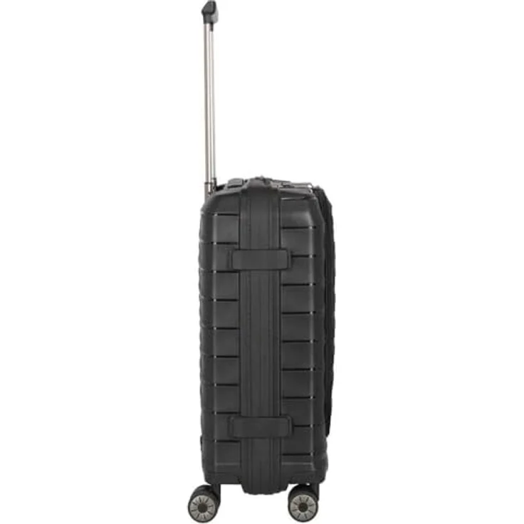 Travelite MOOBY 4-Rad Hartschalen Handgepäck Koffer schwarz, 44 Liter, recyceltes Material, TSA Schloss, 55 x 40 x 23 cm, 2,9 kg – Bild 4