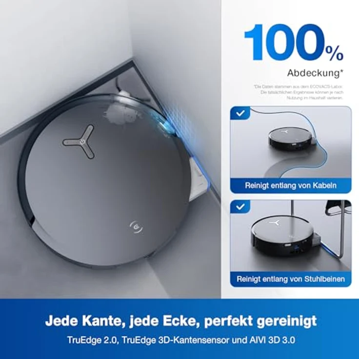 ECOVACS Wischroboter ECOVACS DEEBOT X8 OMNI (Black) – Bild 4