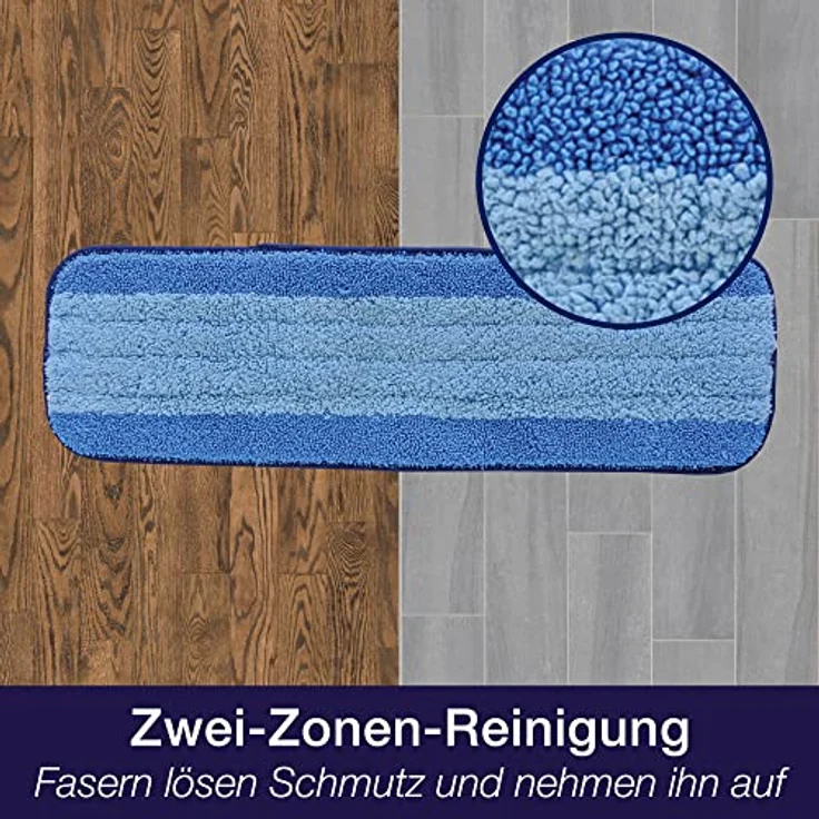 Bona Reinigungspad, Polyester, Blue, 25,5 cm – Bild 3