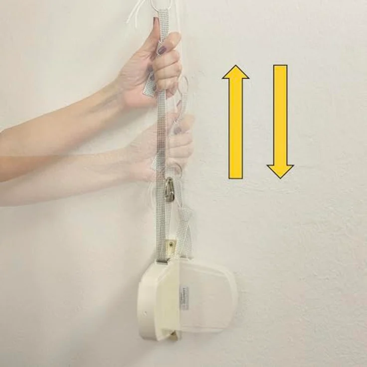 DRY-SMART Lift Deckenwäschetrockner - Wäscheständer 120cm, platzsparend - rostfrei - schnelle Trocknung - 15 kg Tragkraft - Deckenmontage - Made in Germany – Bild 5