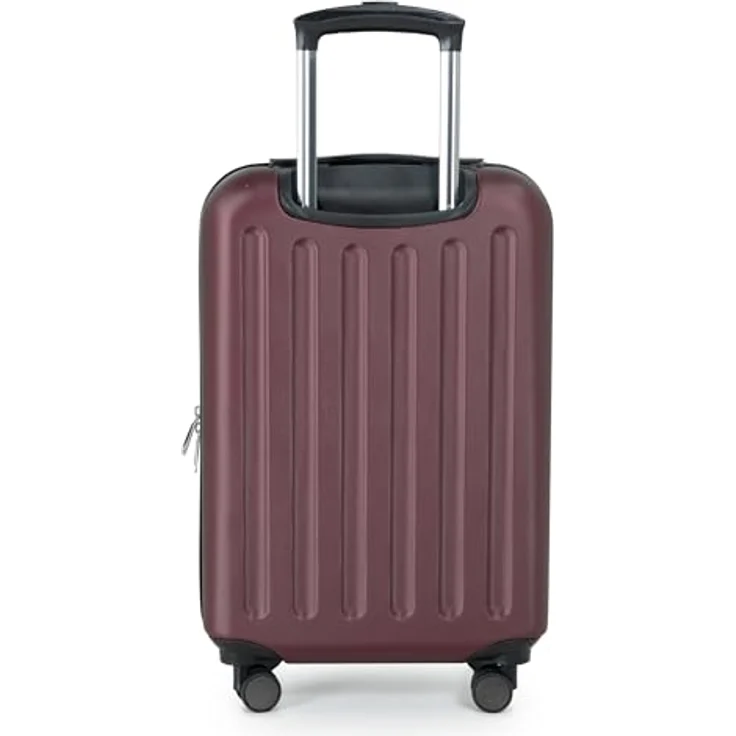 Hauptstadtkoffer Spree, Leichtes Handgepäck 55x35x20 cm, Hartschalen-Koffer mit 4 Doppel-Rollen, 2,3 kg, 33L, burgund – Bild 5