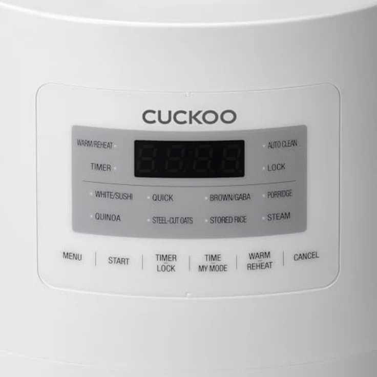 CUCKOO CR-0641F MICOM Reiskocher 1,08l, mit über 11 wählbaren Menüoptionen, abnehmbarem Deckel und Koch-/Warmhaltefunktion – Bild 2