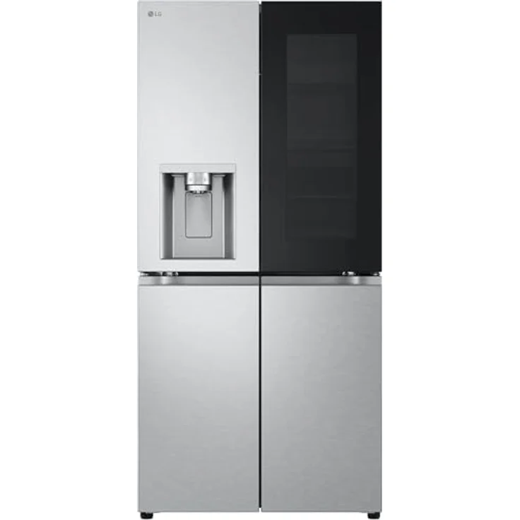 LG GMG861MBAE InstaView SLIM Multi-Door Kühlschrank, 508 L, Eis-, Crushed Ice- Wasserspender, Total NoFrost, Wi-Fi, Metal Sorbet – Bild 5