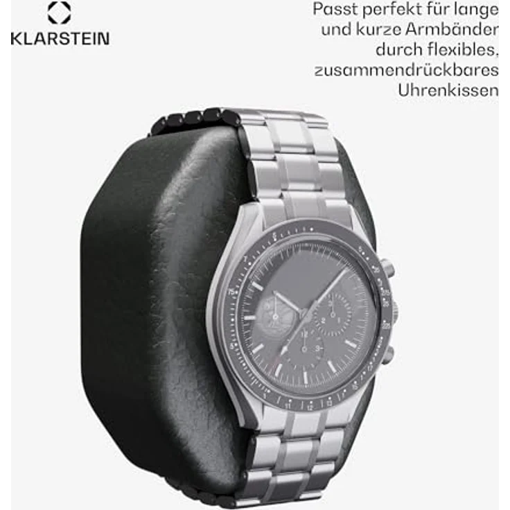 Klarstein Uhrenbeweger Brienz 1, Uhrendreher für 1 Uhr mit Acryl-Tür und blauen LEDs, 4 TPD Einstellungen – Bild 4