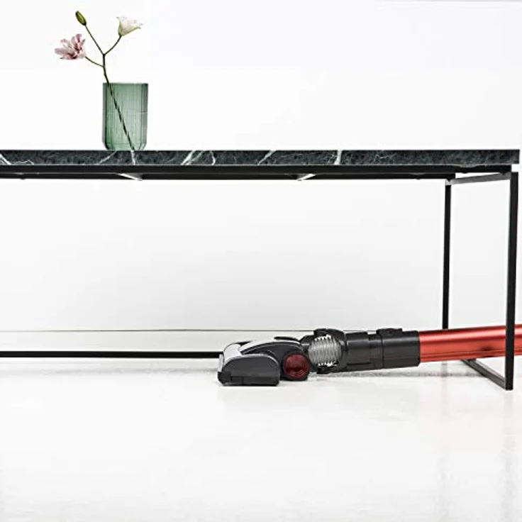 H.Koenig Kabelloser Handstaubsauger ohne Beutel UP810 - EasyClean+ - 2 Geschwindigkeitsstufen-leistungsstark-leicht-leise - 160 W-multifunktional für Haus Auto Büro, rot, 0.8 liters – Bild 3