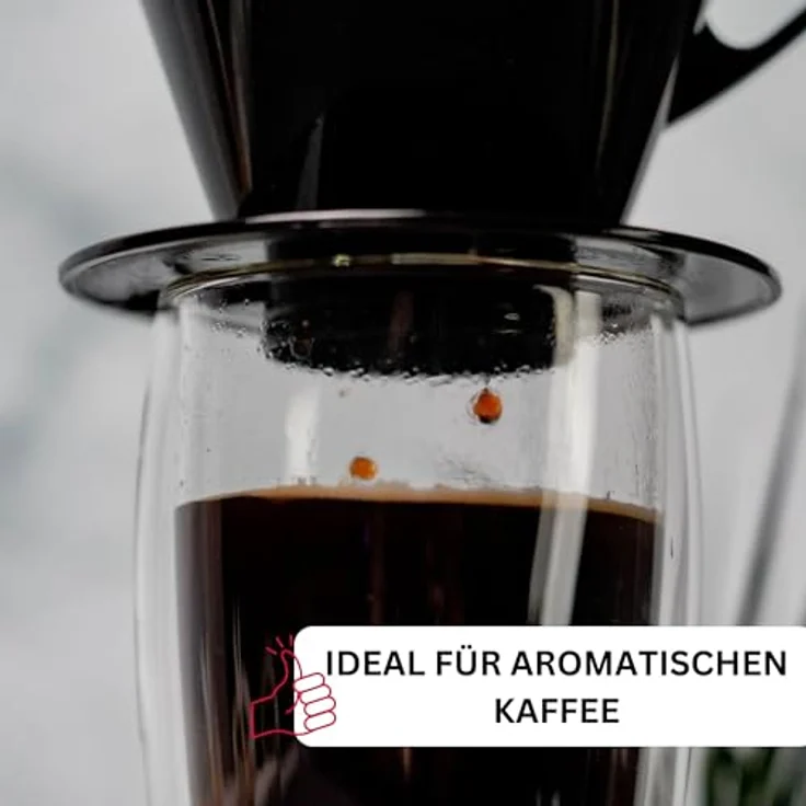Westmark Kaffeefilter-Filterhalter, Für bis zu 4 Tassen Kaffee, Filtergröße 4, Kunststoff, Four, Schwarz, 24442261 – Bild 6