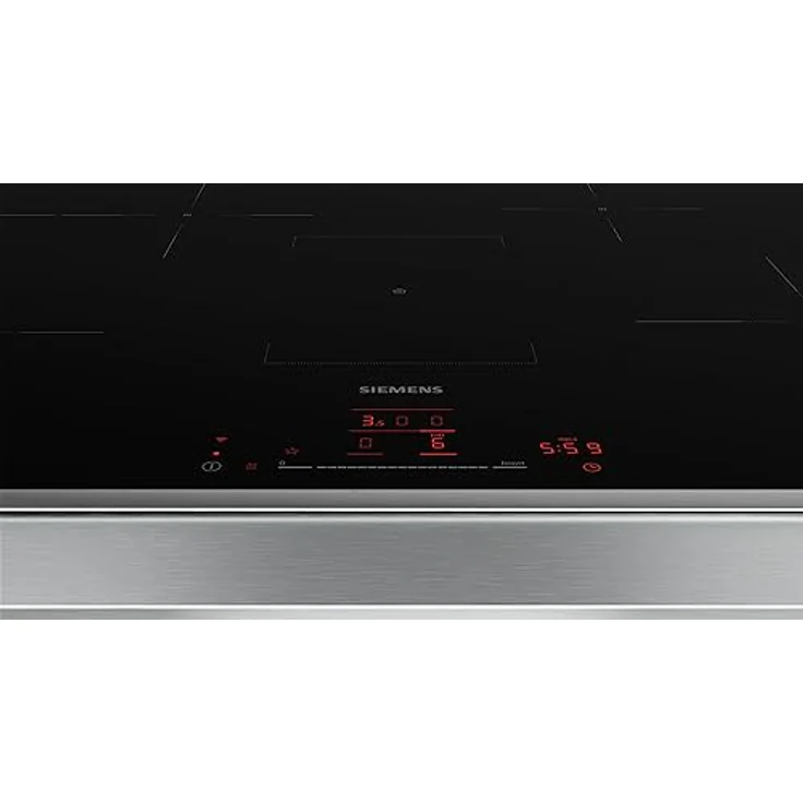Siemens EH845HFB1E iQ300, Smartes Induktionskochfeld, 80 cm, Schwarz, Mit Rahmen aufliegend, TouchSlider, Dunstabzugsautomatik – das perfekte Zusammenspiel von Kochfeld und Dunstabzugshaube – Bild 2