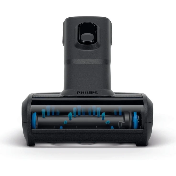 Philips Mini-Turbobürste XV1684/01 Cordless VC 7000 & 8000 Series, Zubehör für XC7053, XC7055, XC7057, XC8055, XC8057, (1-tlg), motorisierte rotierende Bürste, entfernt Tierhaare, kompakte Handhabung, blau – Bild 1
