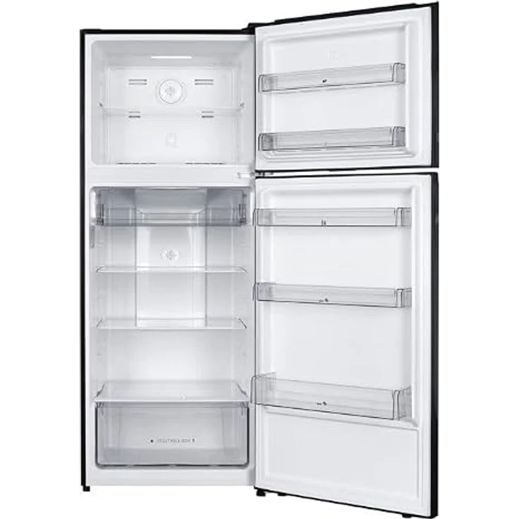CONTINENTAL EDISON CEF2D413NFB Kühl-Gefrierschrank 413 L, No Frost, 2 Türen, Digitaldisplay, LED, Schwarz – Bild 2