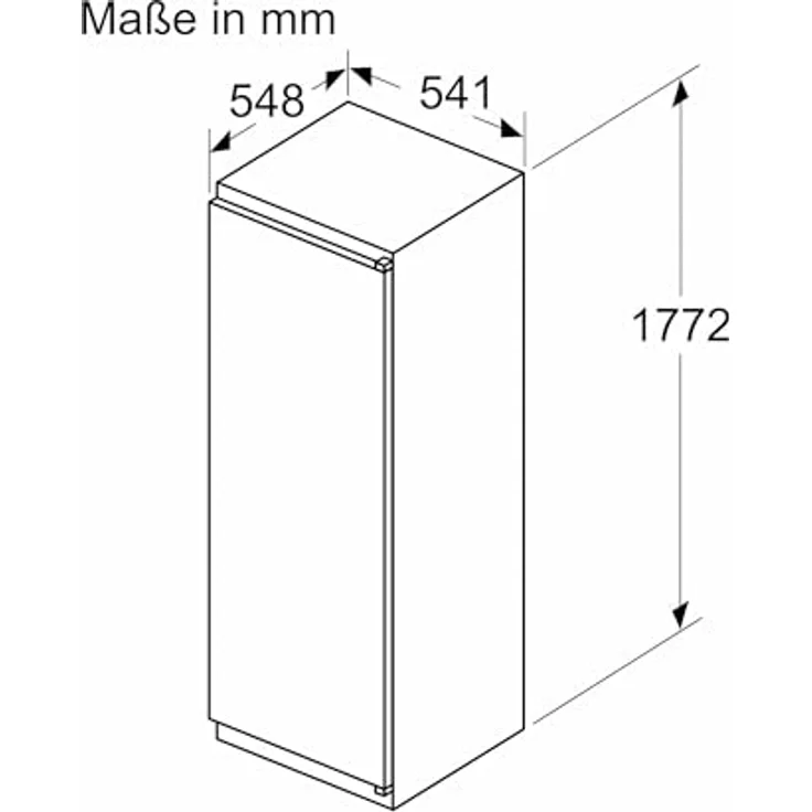 NEFF KI2821SE0, Einbau-Kühl-Gefrierkombination mit Schleppscharnier, 177.5 x 56 cm, Fresh Safe-Schublade für Obst und Gemüse – Bild 6