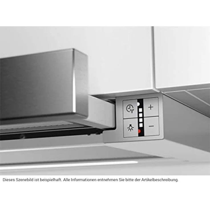 AEG DPE5660M, Dunstabzugshaube 60cm, Grau, Abluft/Umluft, max. 415 m³/h, A, SoftTouch Tasten – Bild 3