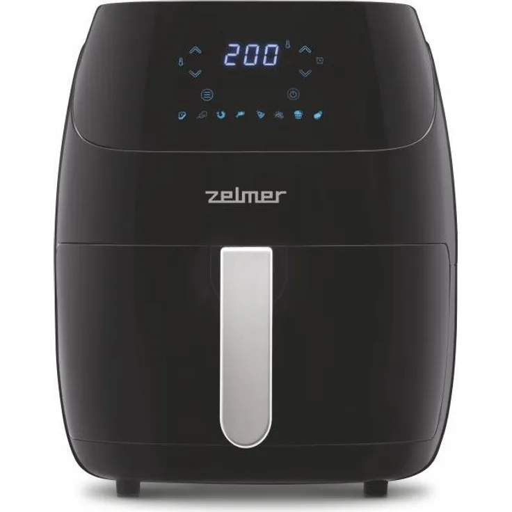 Zelmer ZAF5500B, Heissluftfritteuse mit 5 Litern Volumen, 1500 Watt Leistung und integriertem Timer