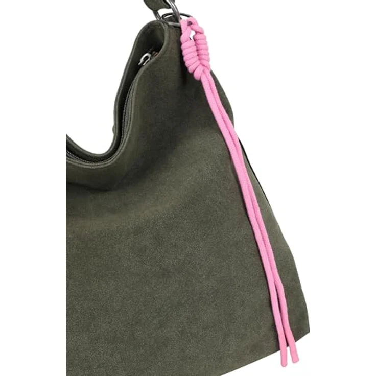 Fritzi aus Preußen Bitzi01 Suede Jacky Schultertasche, 34 cm, in hochwertigem Wildleder – Bild 7