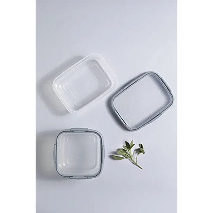 Curver 249952 Smart Fresh Cuadrado, Aufbewahrungsbox aus Kunststoff, 1,1L – Bild 2