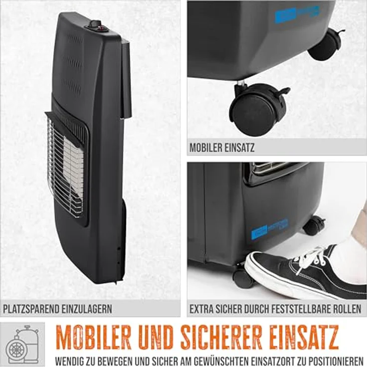 Güde GGH 4200 K Gasheizer, mobiler Bauheizer mit 3 Heizstufen, Piezozündung und thermischer Sicherung – Bild 4