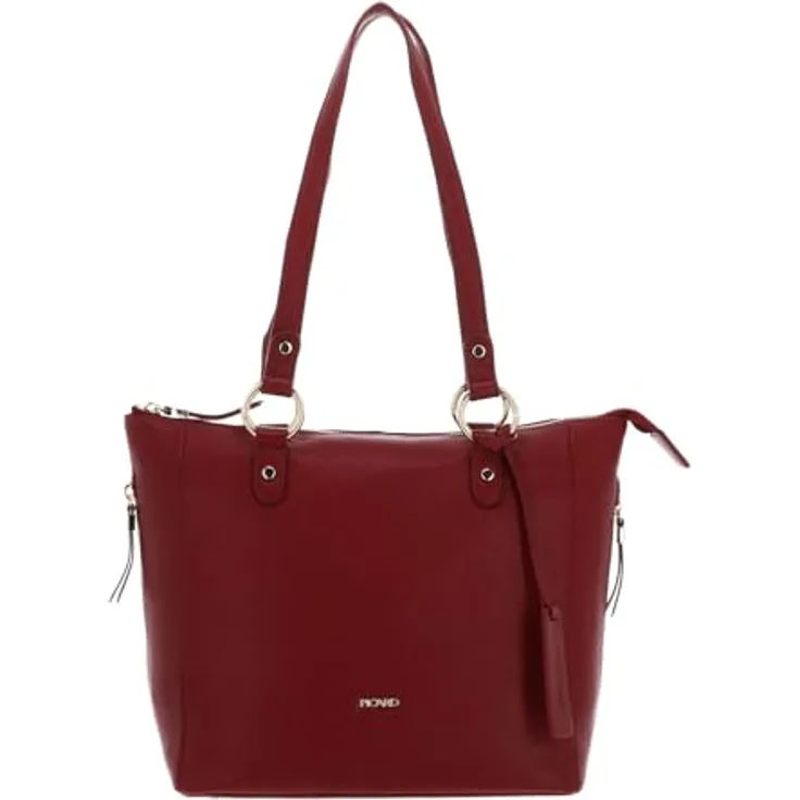 Picard Java Shopper, Handtasche aus genarbtem Nappaleder, 33 x 12.5 x 24 cm, rot