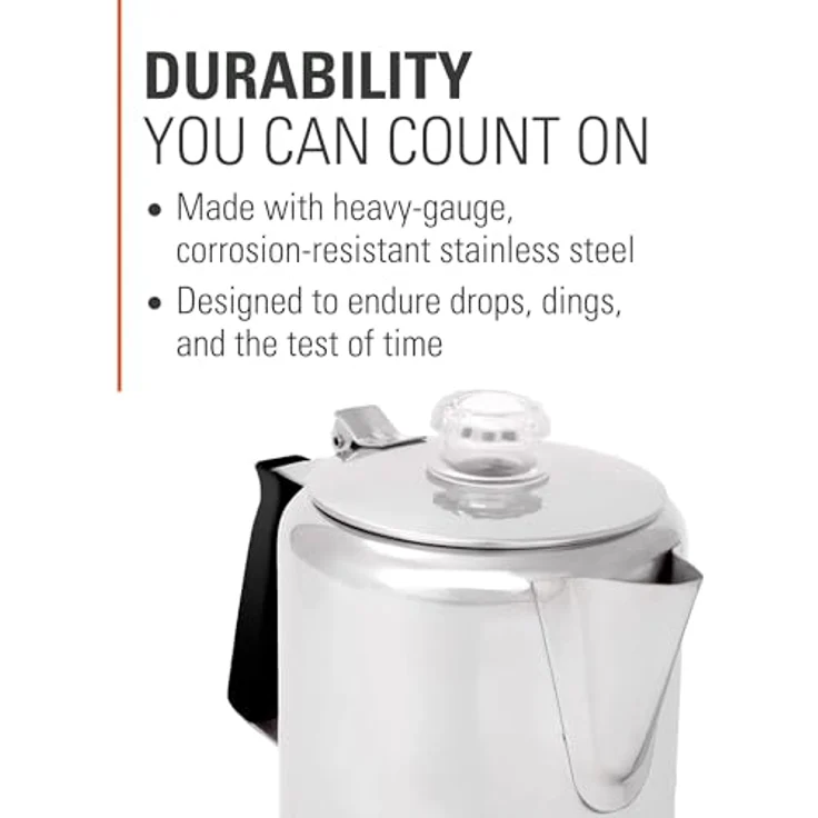 Percolator Glacier Stainless Kaffeebereiter – Bild 5