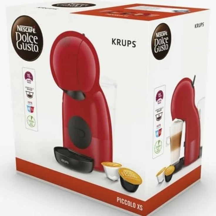 Krups KP1A35AS, Kapselmaschine in Rot, 1600 W, 15 Bar Pumpendruck, 0,8 l Wassertank, halbautomatische Zubereitung – Bild 7